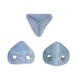 Les perles par Puca® Super-kheops kralen Opaque Blue Ceramic Look 03000/14464